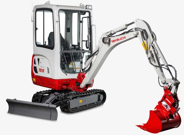 Mini bager Takeuchi TB216